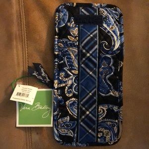 New Vera Bradley Pocket Wallet Windsor Navy